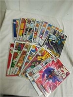 Group of Marvel comic books