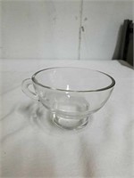 Antique glass funnel 3 in tall