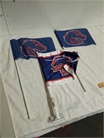 3 Boise State Bronco Flags