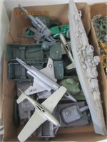 Toy Army Vehicles & Men & Access. Lot-2 Boxes