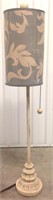 Distressed Table Lamp & Shade