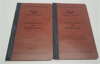 2 Rail Road General Rules Books