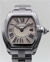 LADIES STAINLESS STEEL CARTIER WATCH