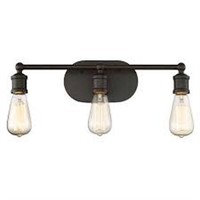 MERIDIAN 3 LIGHT VANITY/WALL (BULB NOT INCLUDED)