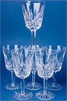 Waterford Crystal Claret Wine Glasses Set of 6