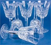 Waterford Crystal Small Claret Wine Glasses Set 6