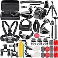 Neewer 50-In-1 Action Camera Accessory Kit for