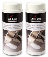 (2) All-Clad S/S & Aluminum Cookware Cleaner 12 Oz