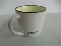 Lot of (6) Simple Speckled Ceramic Coffee Mugs