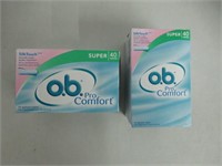 (2) OB Silk Touch Pro Comfort Super 40-Ct