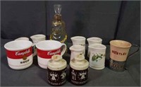 Grapette Clown And Various Creamers