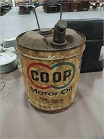 Coop motor oil 5 gal bucket