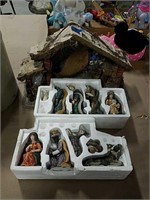 Nativity scene- ceramic pieces