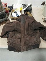 Giampier real leather jacket-XL size