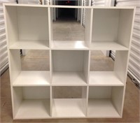 White Cubby Cabinet