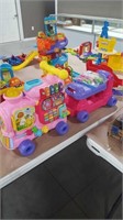 VTech sit-to-stand Alphabet train w blocks