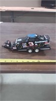 1/24 Scale Earnhardt car bank  and trailer