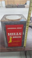 20 lb Hills Bros. Coffee tin