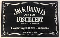 "Jack Daniel's" Porcelain Double-sided Sign.