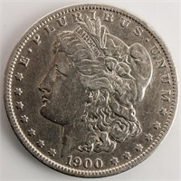 Coin 1900 O/CC Morgan Silver Dollar Extra Fine