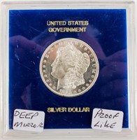Coin 1882-S Morgan Silver Dollar BU (DMPL)