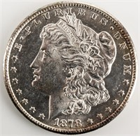 Coin 1878-S Morgan Silver Dollar Gem Unc. DMPL