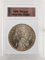 Coin 1890 Morgan Silver Dollar Uncirculated