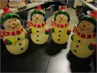 Light Up Snowman Yard Stakes