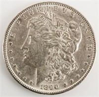 Coin 1890 Morgan Silver Dollar Almost Unc.