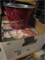 STL Cardinals Bucket & Box of  Mark McGwire News