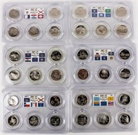 Coin PCGS Graded Statehood Quarters 6 Sets