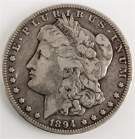 Coin 1894-O Morgan Silver Dollar Very Good