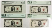 Coin Assorted U.S. Notes Certified PCGS