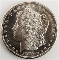 Coin 1879-S Morgan Silver Dollar Gem Unc. DMPL