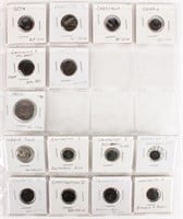 Coin 15 Ancient Copper & Silver Genuine Coinage