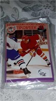 Pack of Theo Fleury tip of the week hockey cards