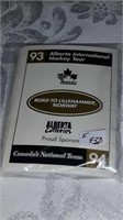 Pack of 93 to 94 Alberta lotteries hockey cards
