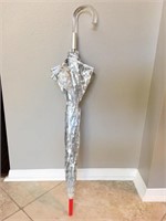 Silver & Clear Coach Umbrella