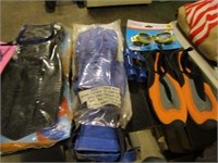 Bag w/Swim Fins, Goggles, Water Shoes & More