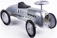 Morgan Foot To Floor Silver Racing Pedal Car