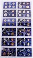 Coin 6 United State Proof Sets 1999-2004