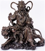 Bronze Tsai Shen Yeh God of Wealth