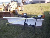 8 1/2' BLIZZARD PLOW W/ BRACKETS & LIGHTS