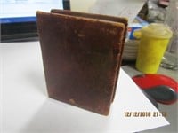 Leather Double Box Match Pad Holder