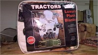 Tractors luxury Plush Blanket 200 CM by 240 cm