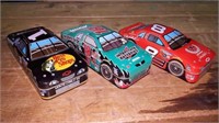 3 NASCAR collector tins