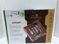 Elite Instincts Bamboo Drawer Organizer