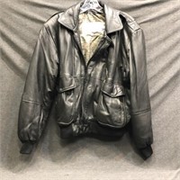 Men's Leather Jacket - Size Medium to Large