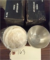 2 pewter "jefferson cups" in original boxes