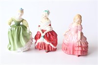 3 assorted Royal Doulton small figurines